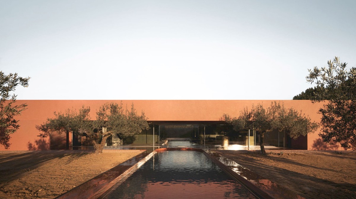 Casa con vistas a olivos