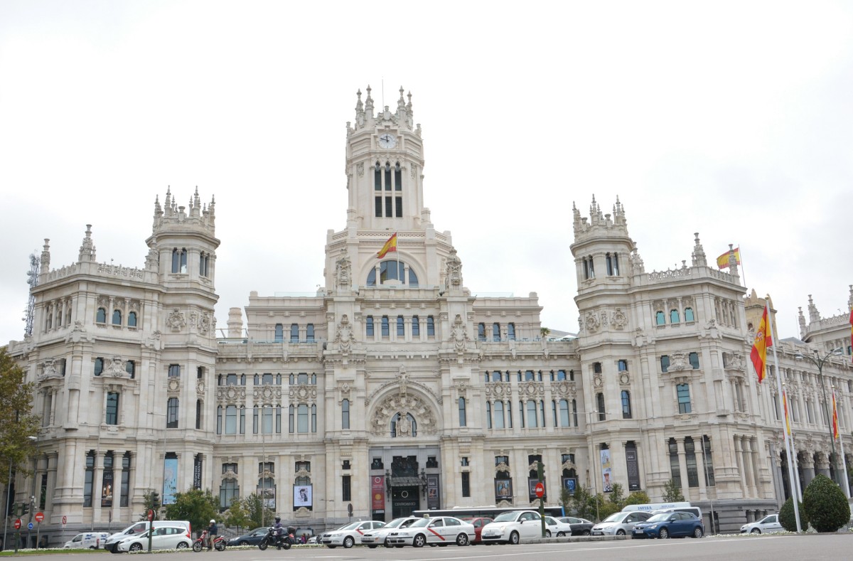 Palacio de Cibeles, sede del Ayuntamiento de Madrid