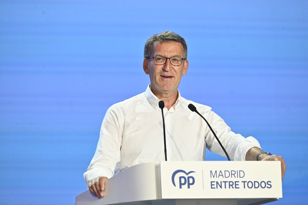 Alberto Nuñez Feijóo, presidente del PP y candidato en el 23J