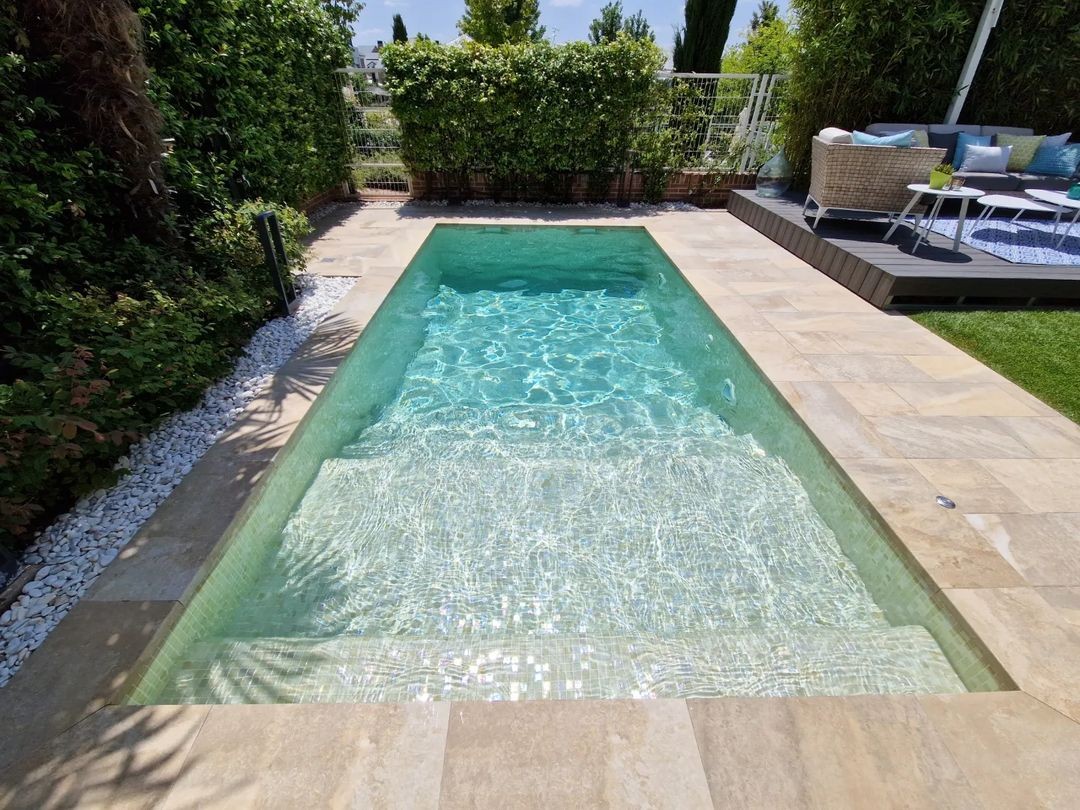  Piscina de piscina sobre el suelo y piscina de fibra de vidrio  enterrada, piscinas al aire libre para patio trasero, piscina de playa,  cubierta de piscina para patio trasero, jardín al