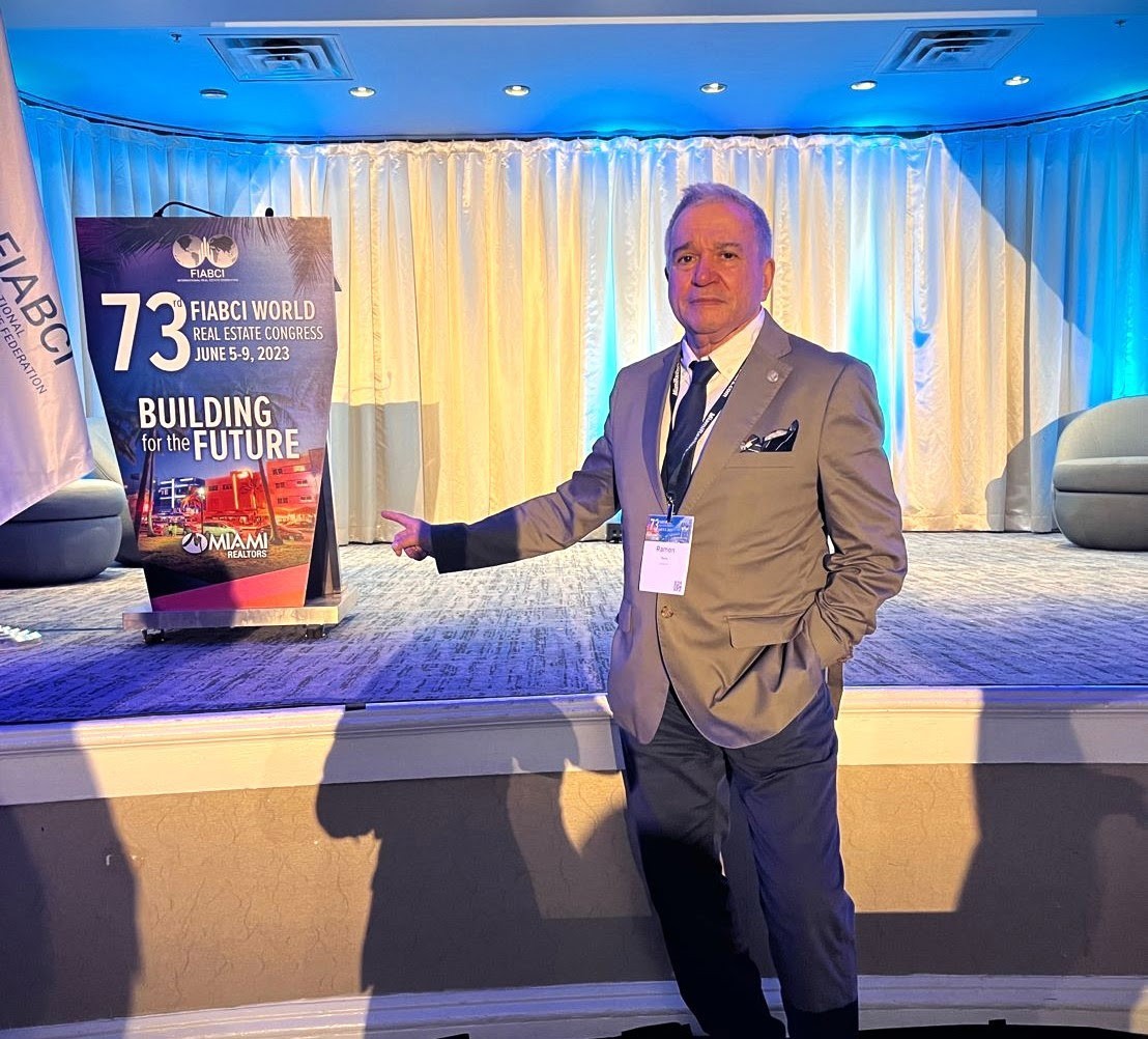 El próximo presidente mundial de Fiabci y ex presidente de la organización en España, Ramón Riera en el 73º Congreso Mundial de Fiabci celebrado en Miami, EEUU.