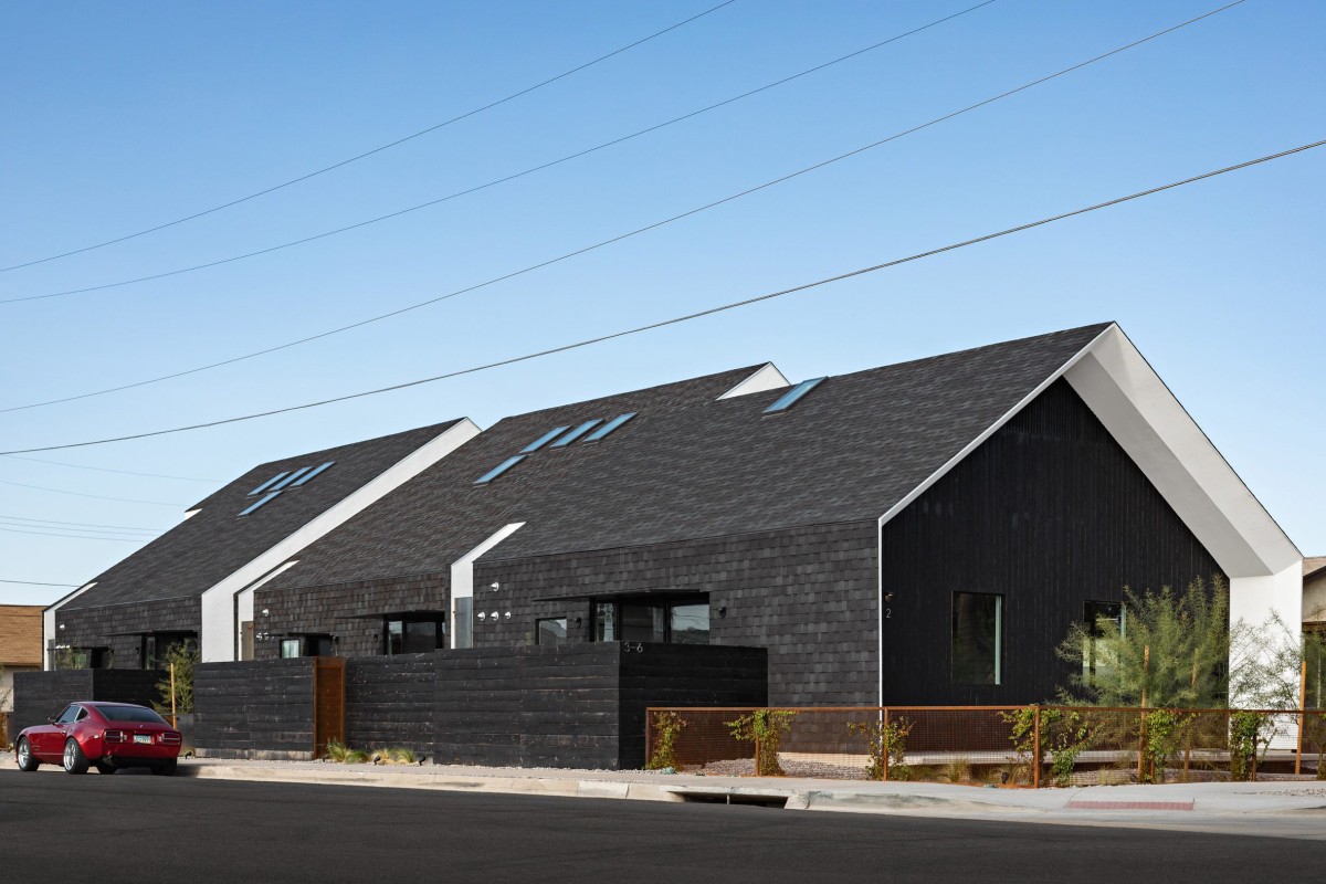 La casa Polker es un conjunto de seis viviendas en el barrio histórico de Garfield, Phoenix