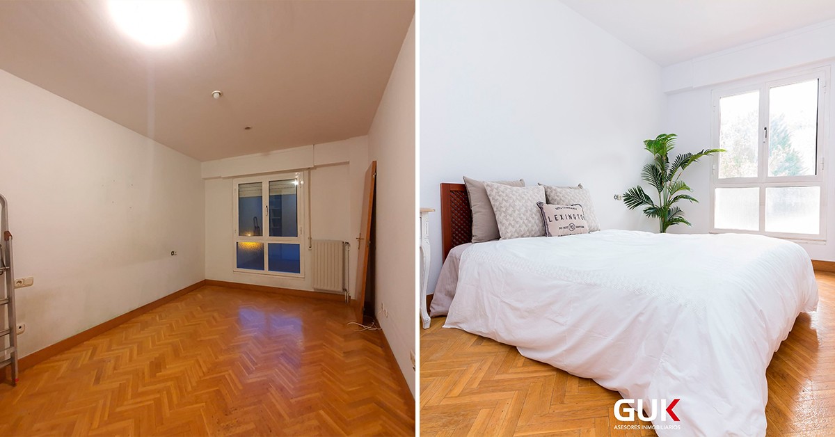 Antes y después con el home staging