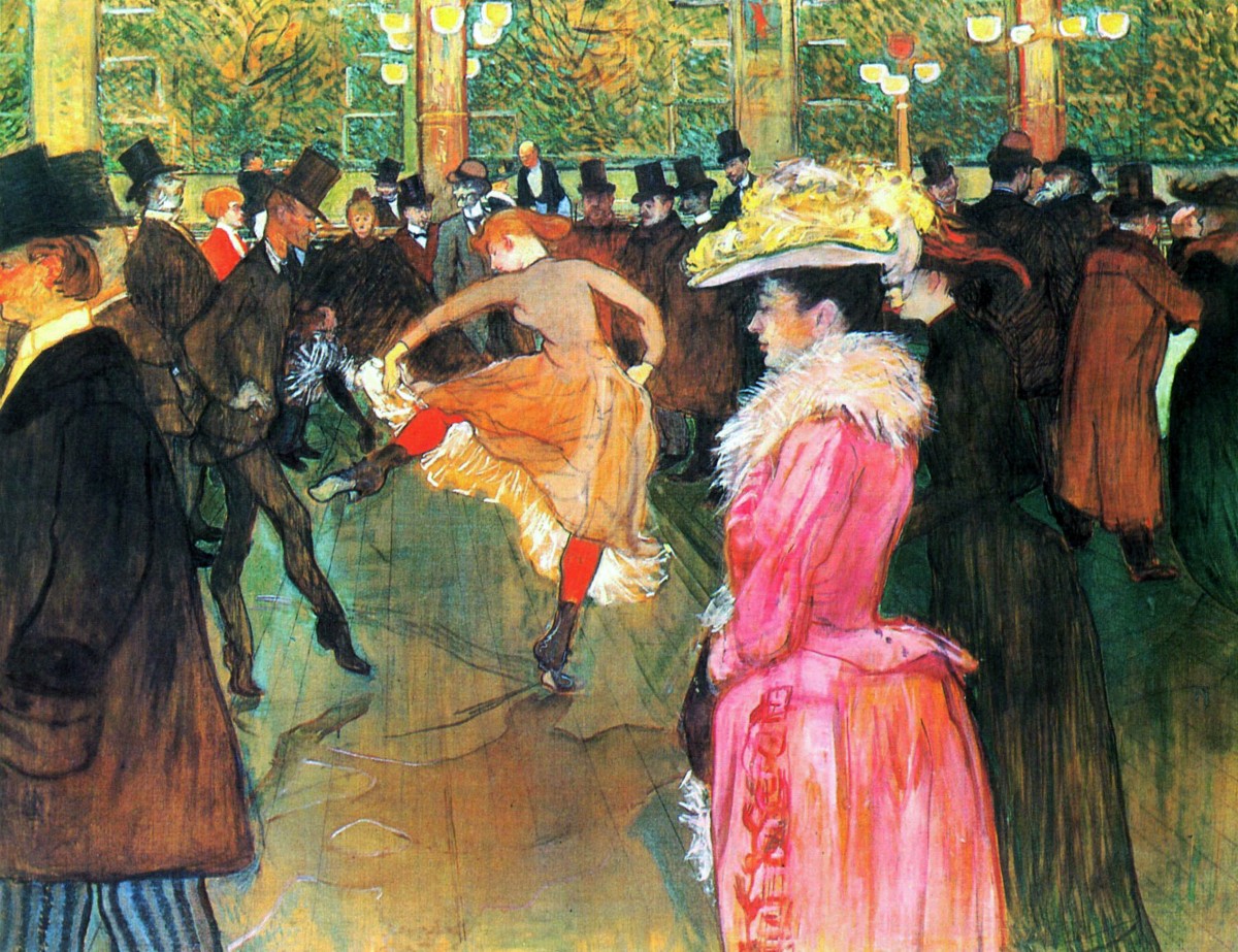 'La Danse ou Dressage des nouvelles par Valentin-le-Désossé' de Henri de Toulouse-Lautrec