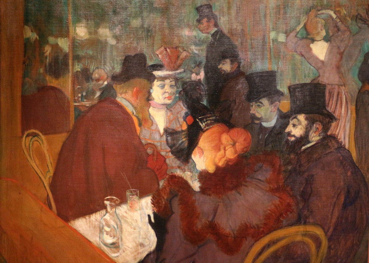 Cuadro 'Au Moulin Rouge' de Henri Toulouse-Lautrec