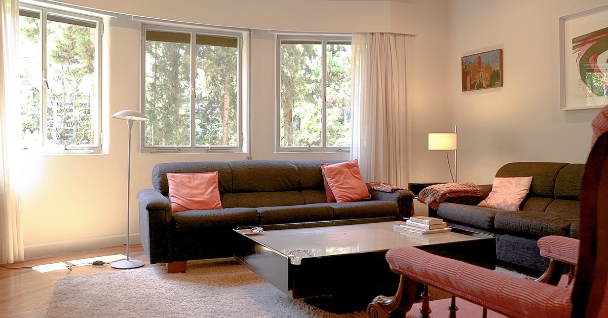 Interior de la casa familiar