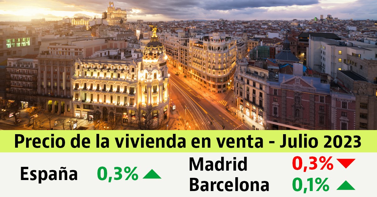 Informe de precios vivienda usada en julio de 2023