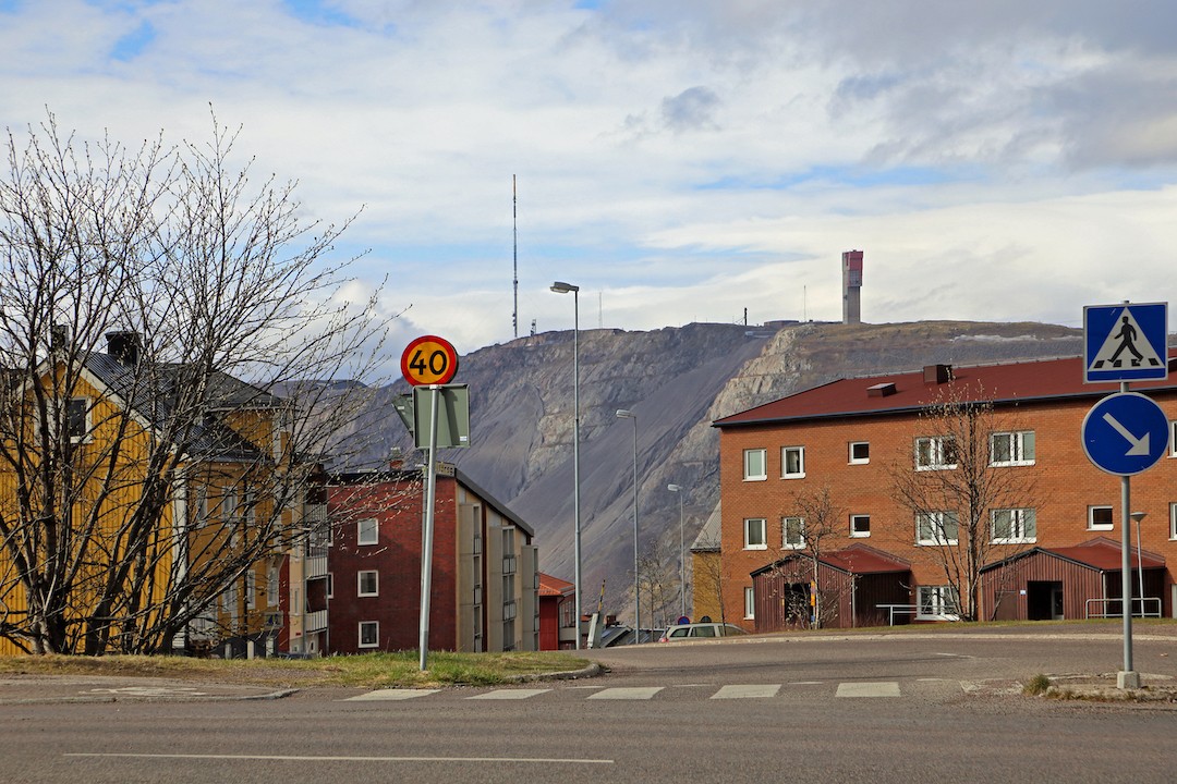 edifícios em Kiruna