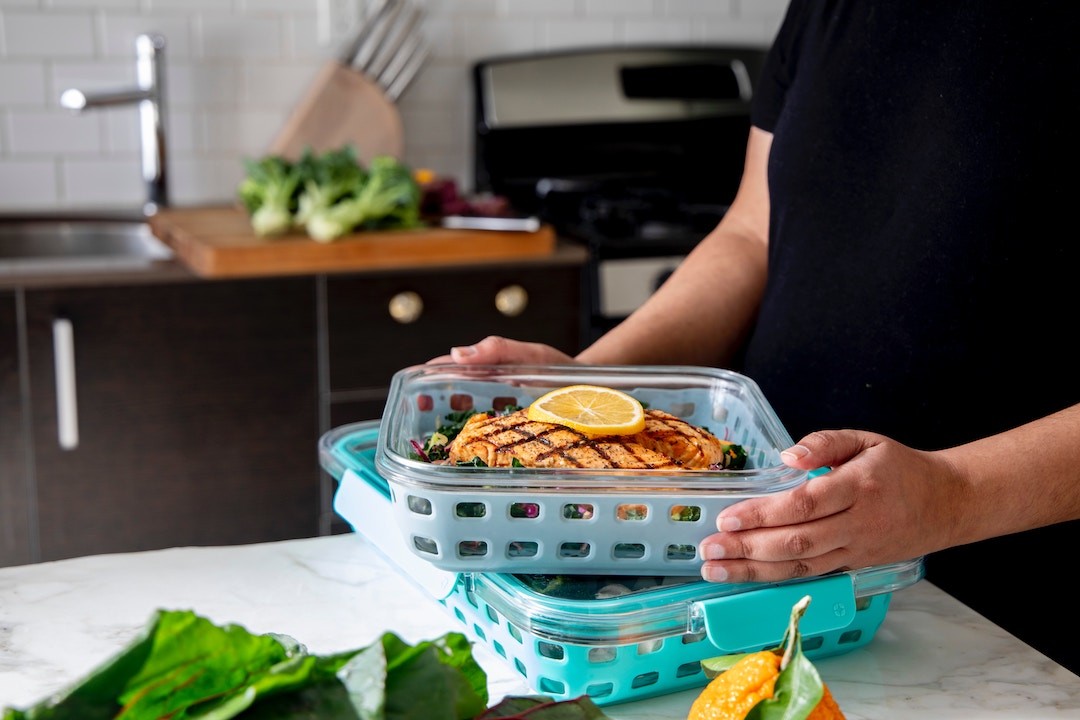 caixas de arrumação para o frigorífico