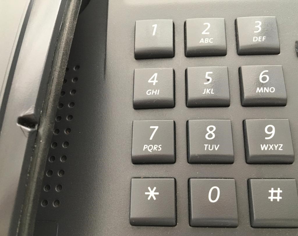 Archivo - Teléfono. 