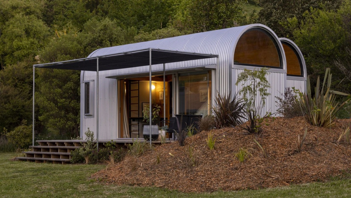 La Studio House se compone de dos módulos unidos entre sí que pueden ser desmontados y movibles con facilidad.