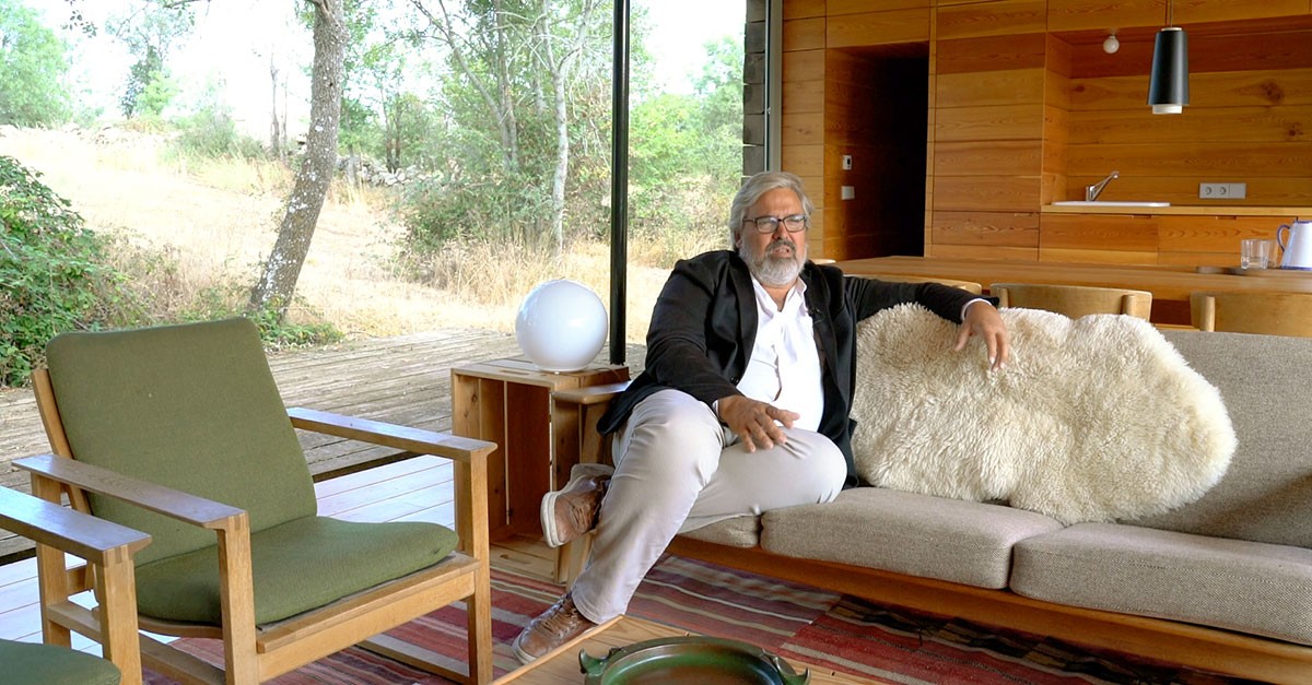 Josemaría de Churtichaga en su salón