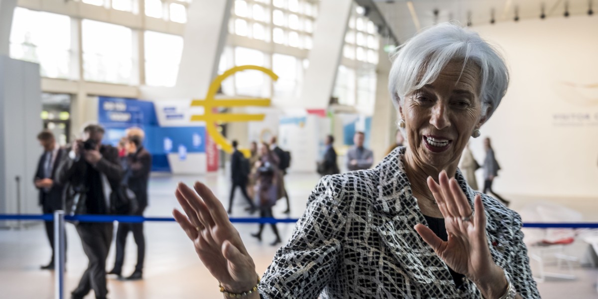 Christine Lagarde, presidenta del BCE