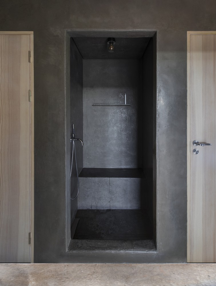 Cuarto de baño con tadelakt