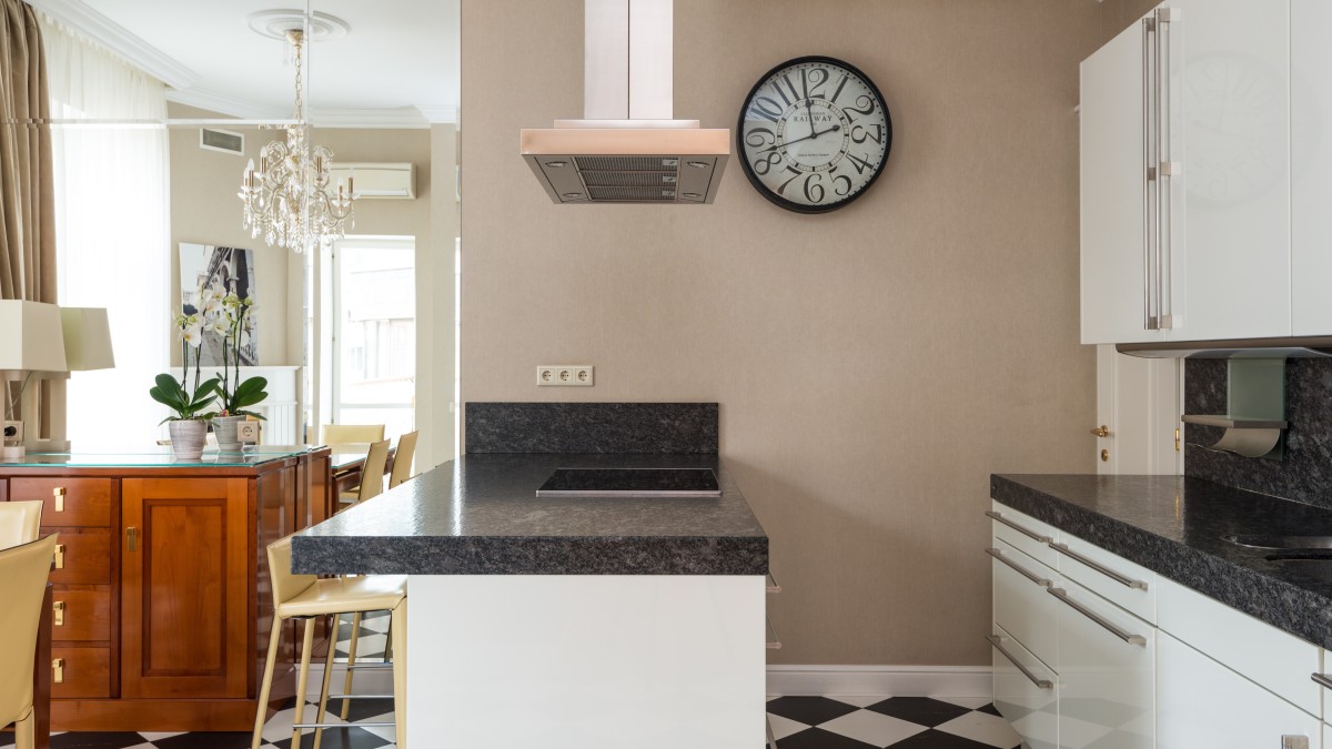cucine con isola a muro