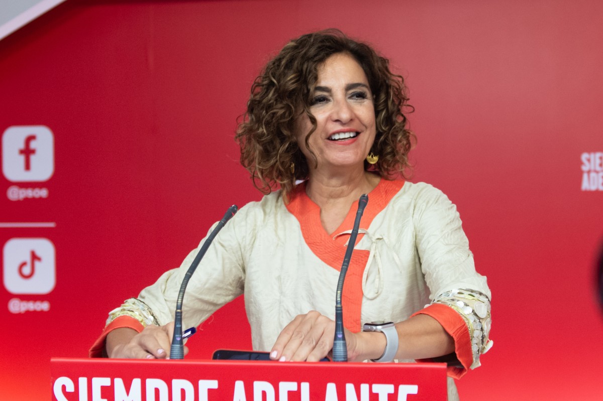 Archivo - La vicesecretaria general del PSOE y ministra de Hacienda en funciones, María Jesús Montero
