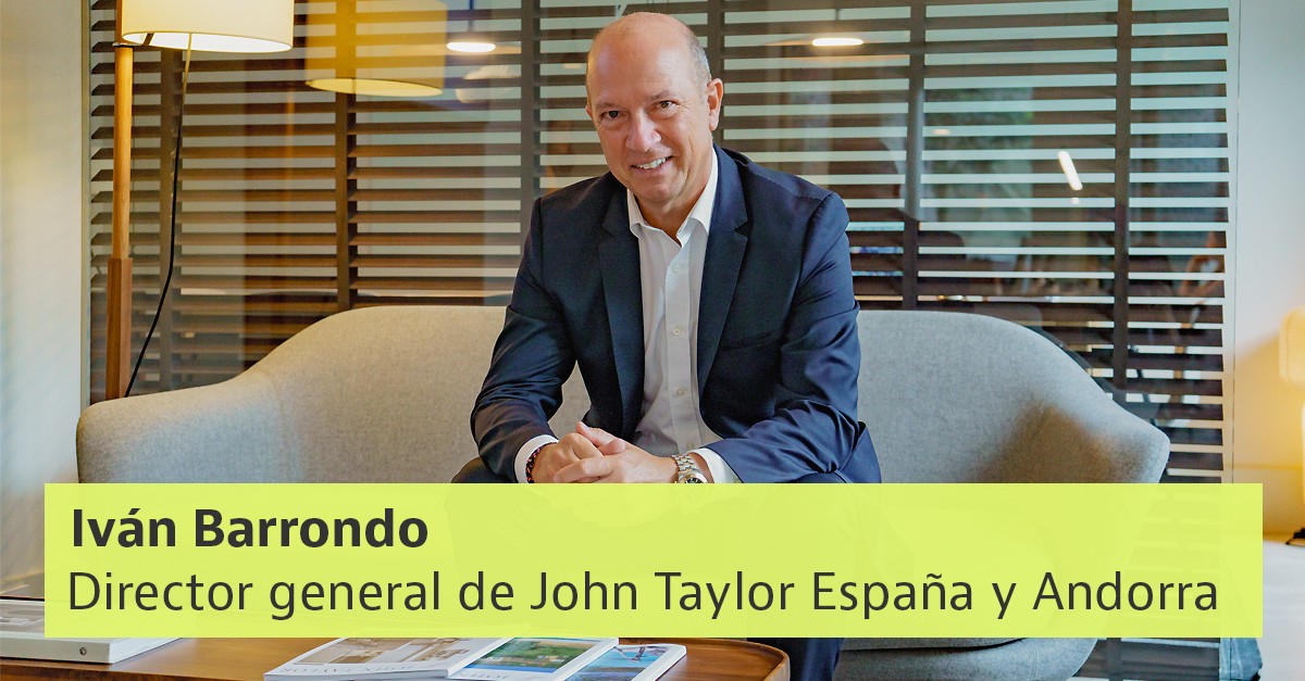 Iván Barrondo es director general de John Taylor España y Andorra