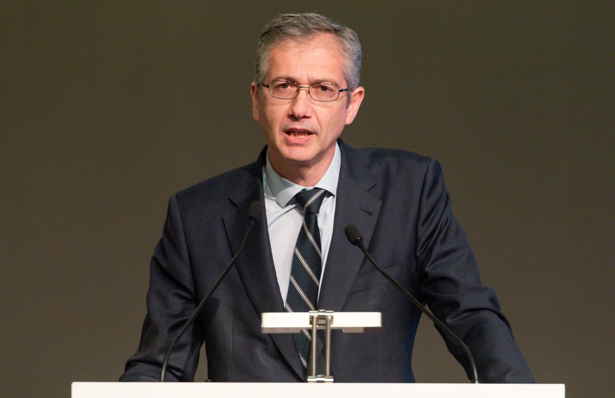 Archivo - El gobernador del Banco de España, Pablo Hernández de Cos, a 25 de mayo de 2022, en Madrid (España).