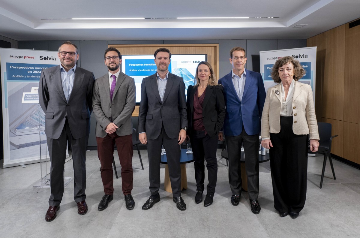 ‘Perspectivas inmobiliarias en 2024: análisis y tendencias del sector’, organizado por Europa Press en colaboración con Trescom para Solvia.