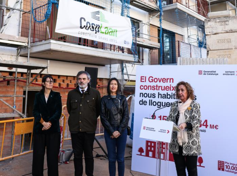 Primera piedra proyecto impulsado por la Generalitat de Cataluña