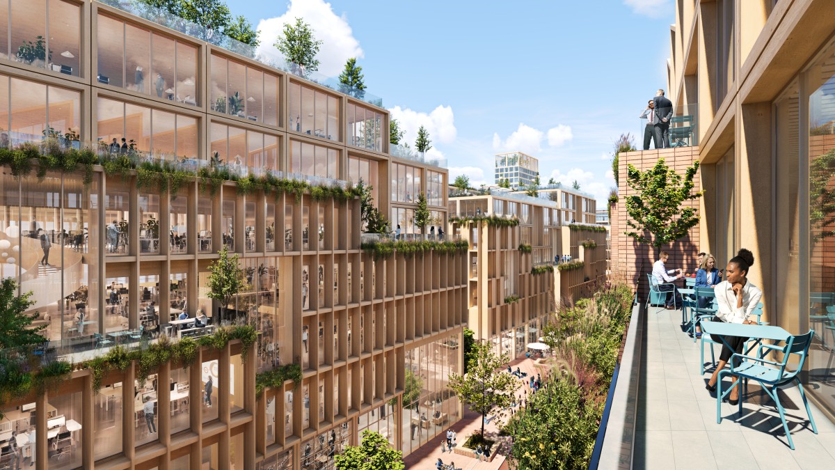 Un ecobarrio de madera en Suecia