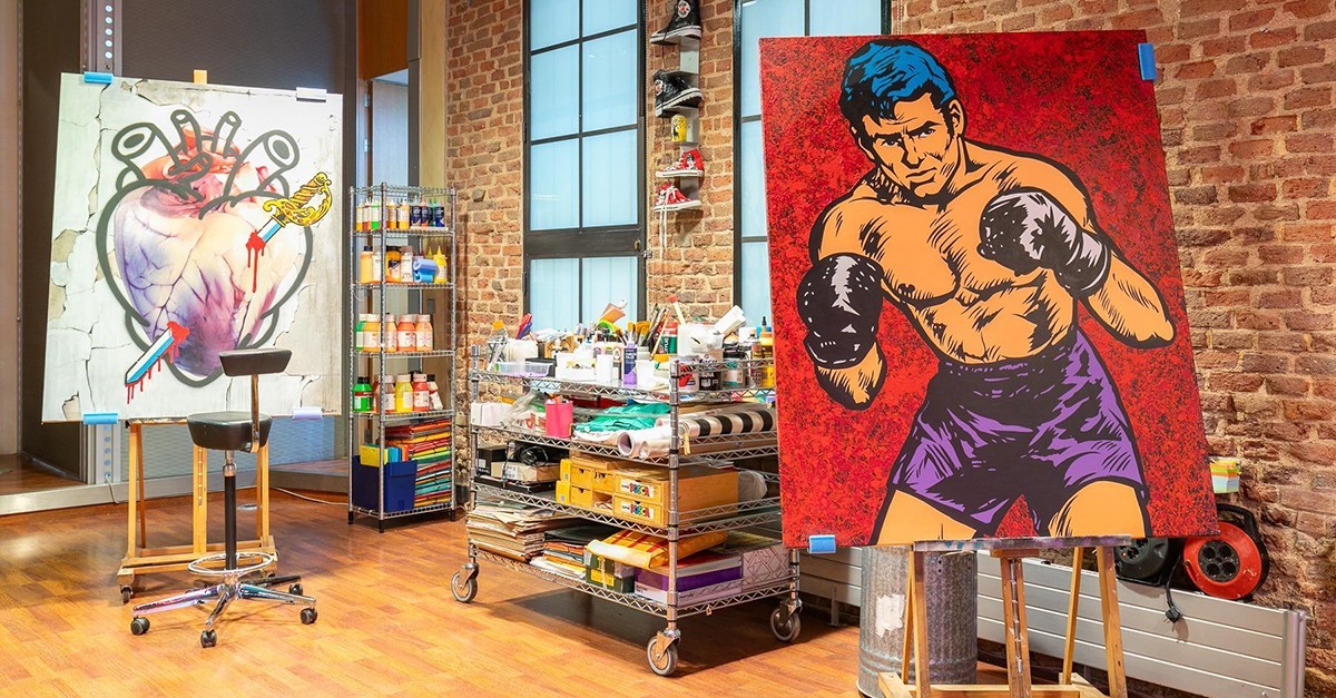 Lo studio Malasaña dell'artista pop art Antonio de Felipe in vendita a € 730.000