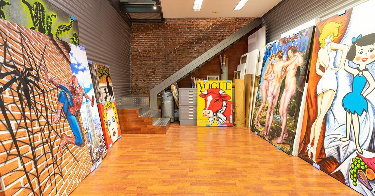 Lo studio Malasaña dell'artista pop art Antonio de Felipe in vendita a € 730.000