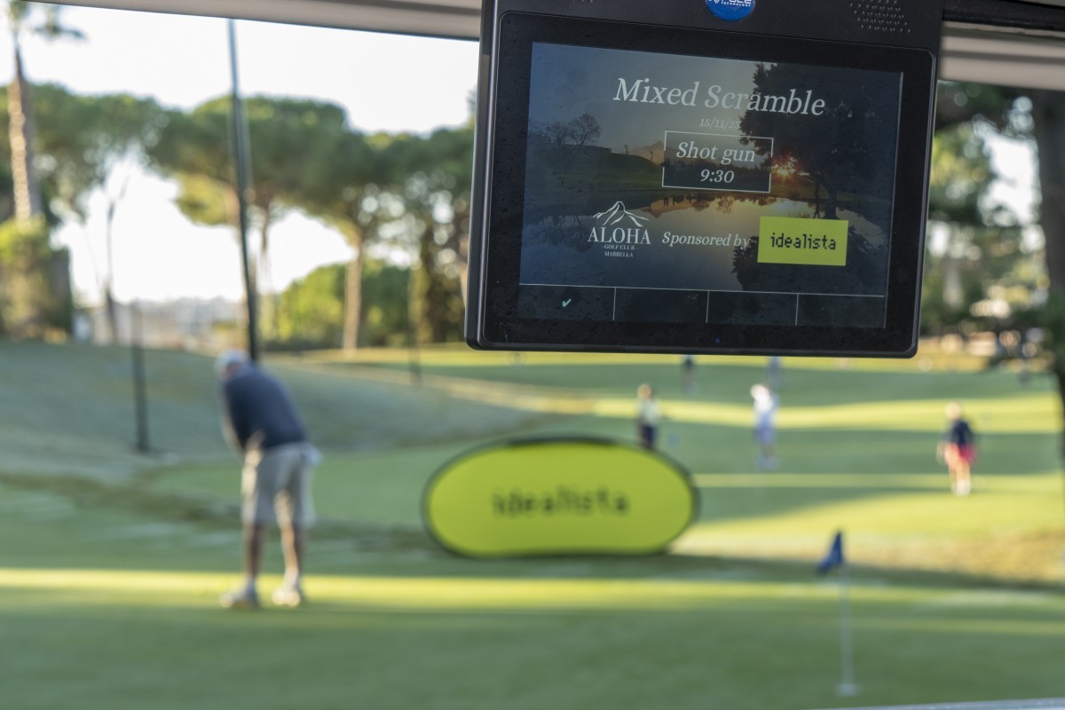 A new idealista golf day at the Aloha Club de Golf on Marbella's Golden Mile