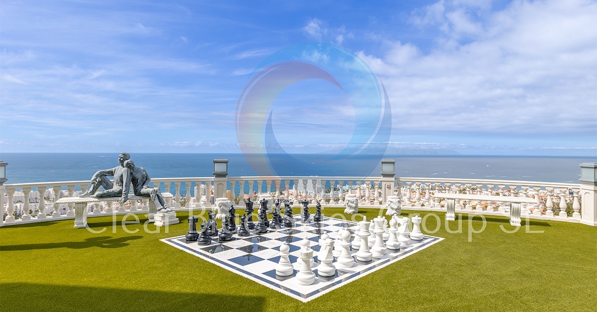 Fairytale castle with life-size chess set for sale for €8.5 million