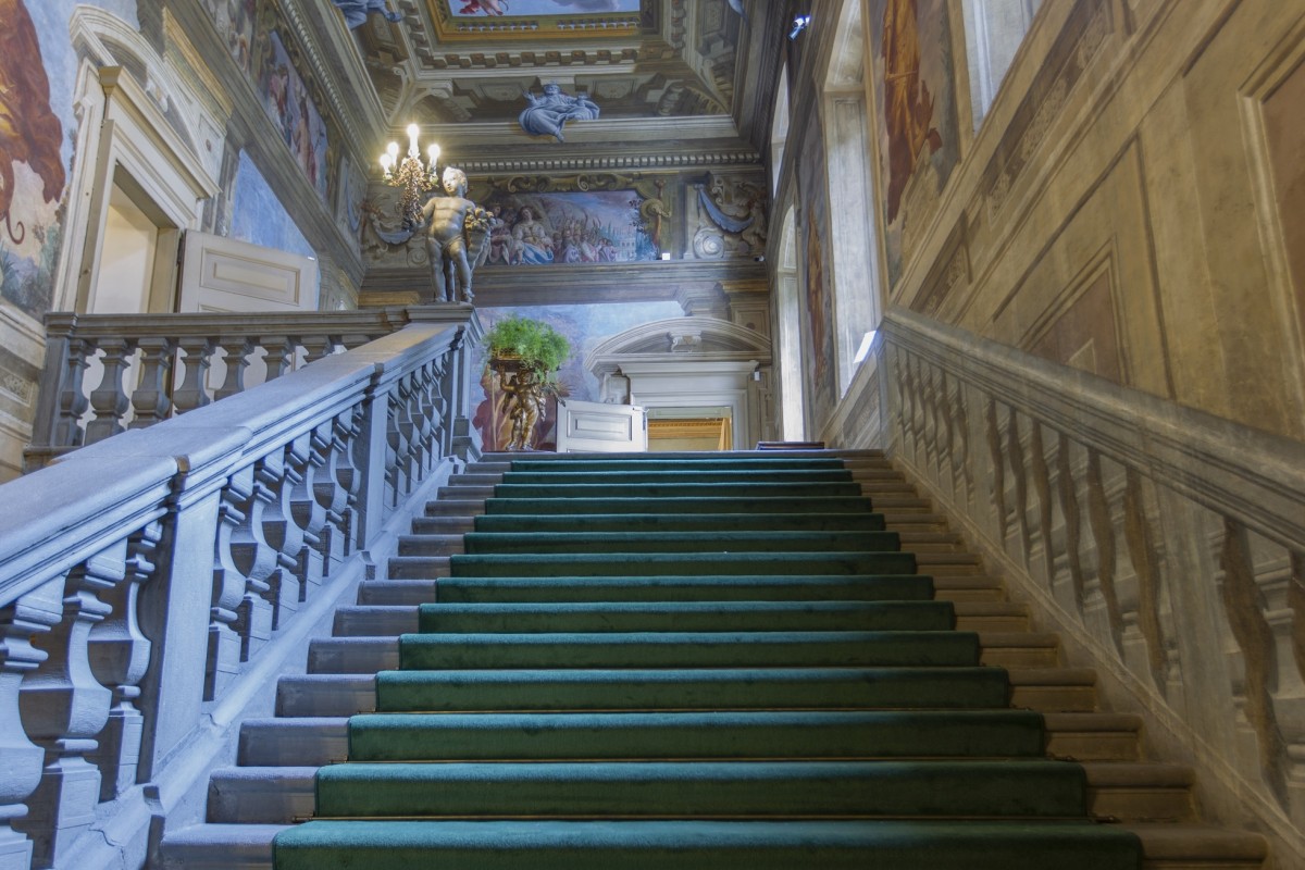 Palazzo Morini, scalone d'onore