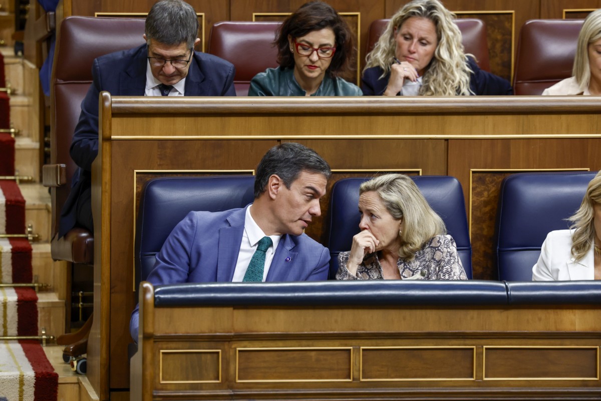 Pedro Sánchez y Nadia Calviño