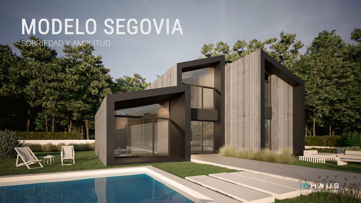 Model de casa prefabricada de luxe