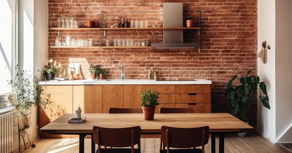 cucina muratura rustica