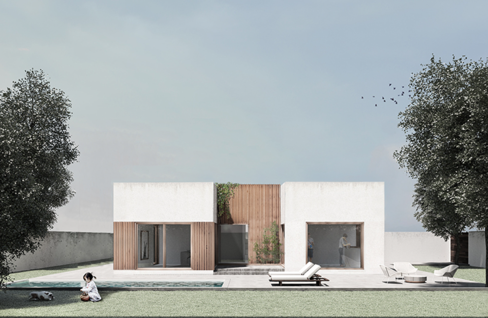 Casa prefabricada de hormigón
