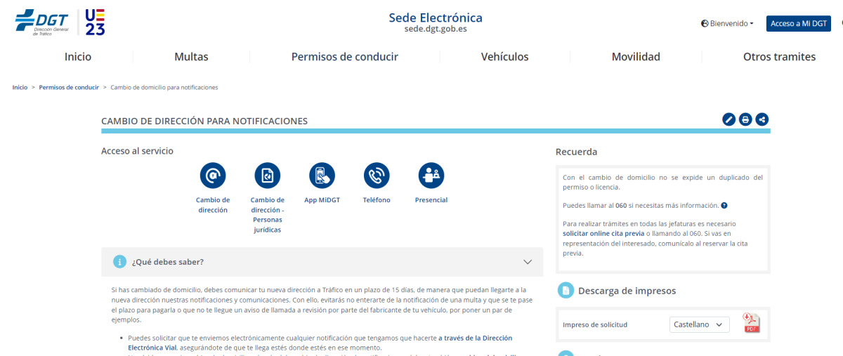 Cambio de domicilio en la DGT, ¿cómo puedo hacerlo? — idealista/news