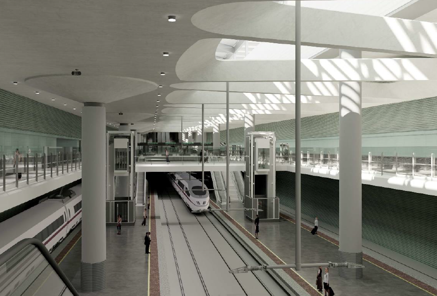 Andenes de la estación de Atocha
