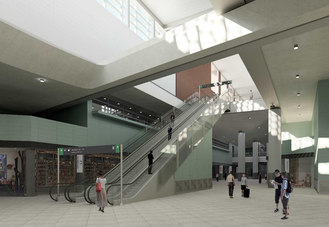 Vestíbulo de la nueva estación de Atocha