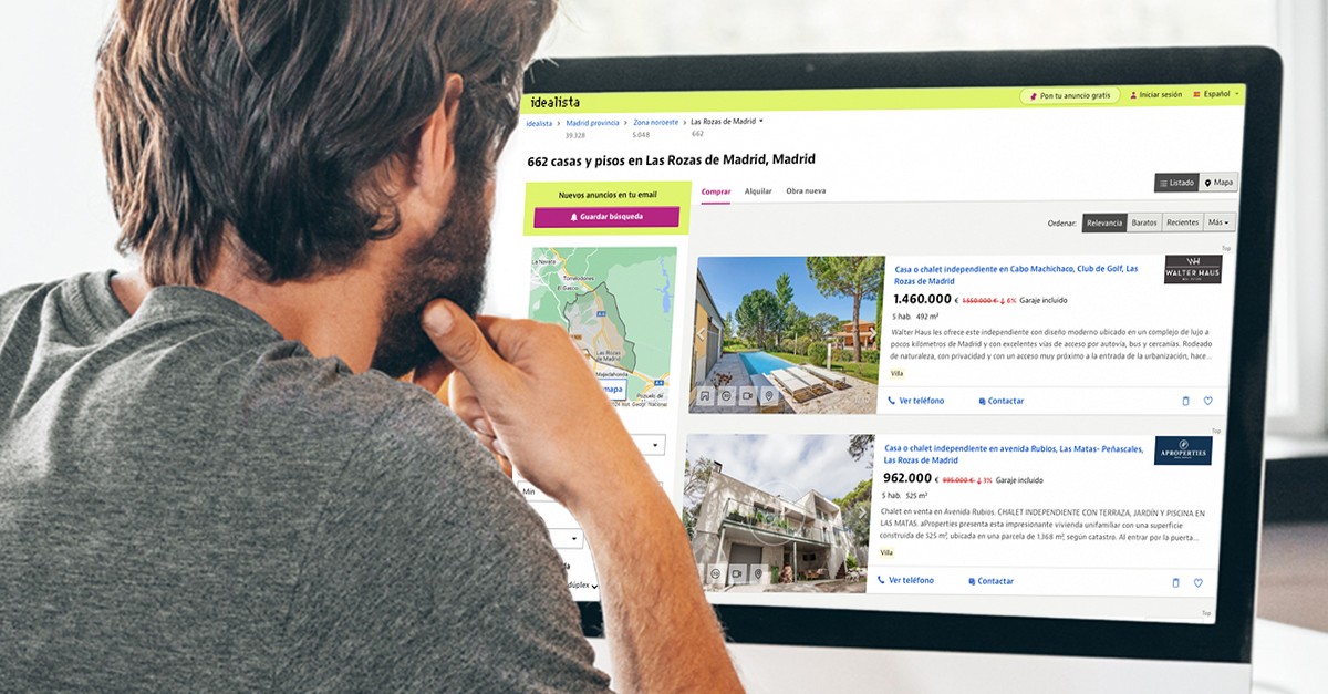 Buscando casa a través de idealista