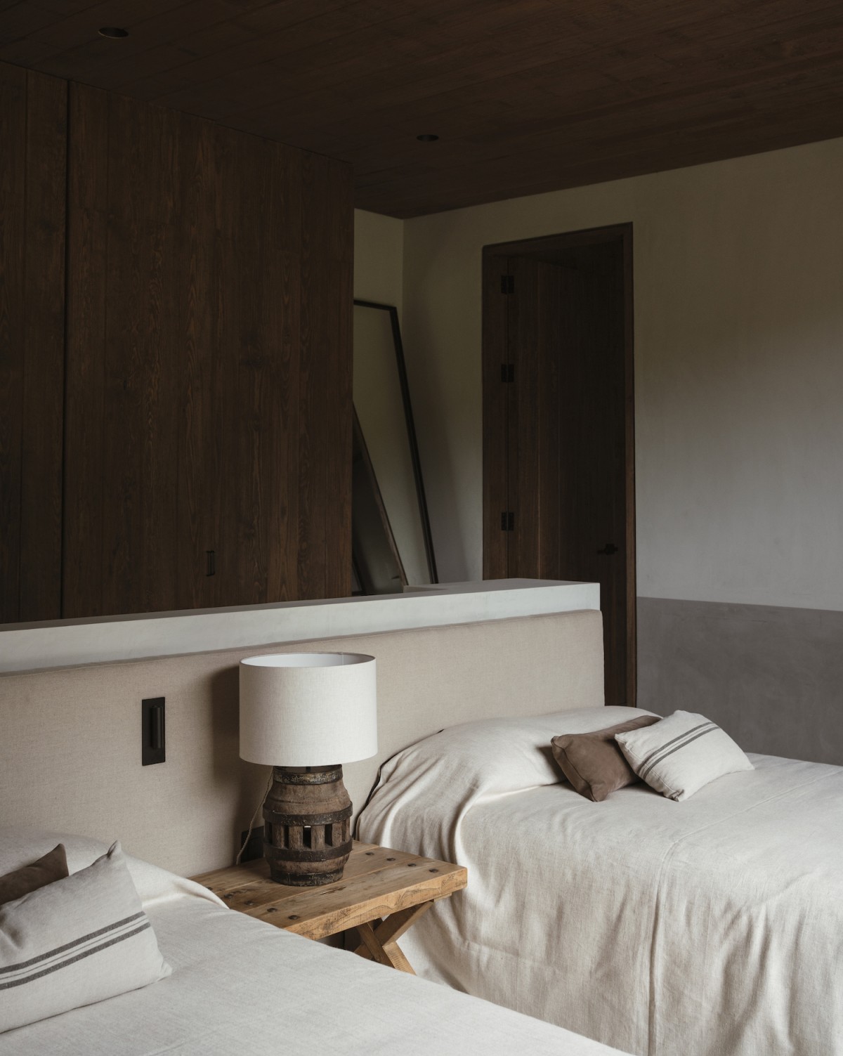 Dormitorio con dos camas