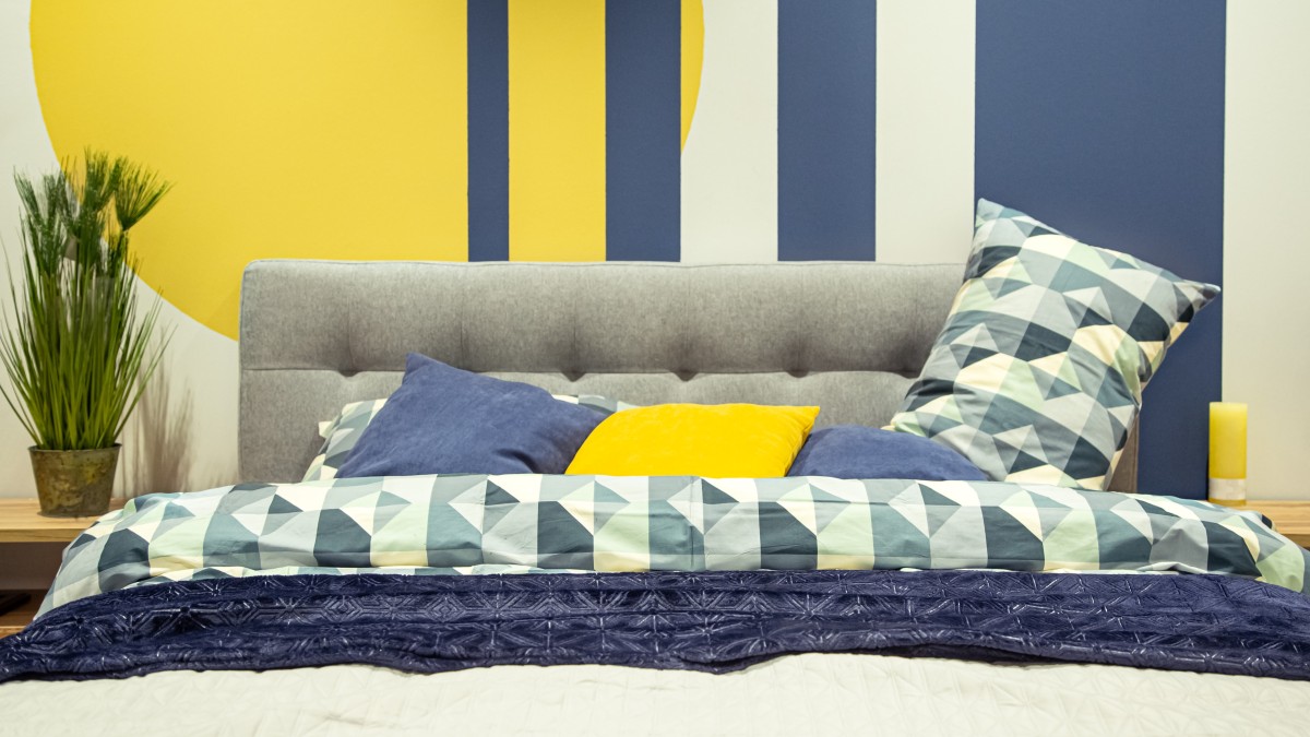 pareti con cerchi colorati