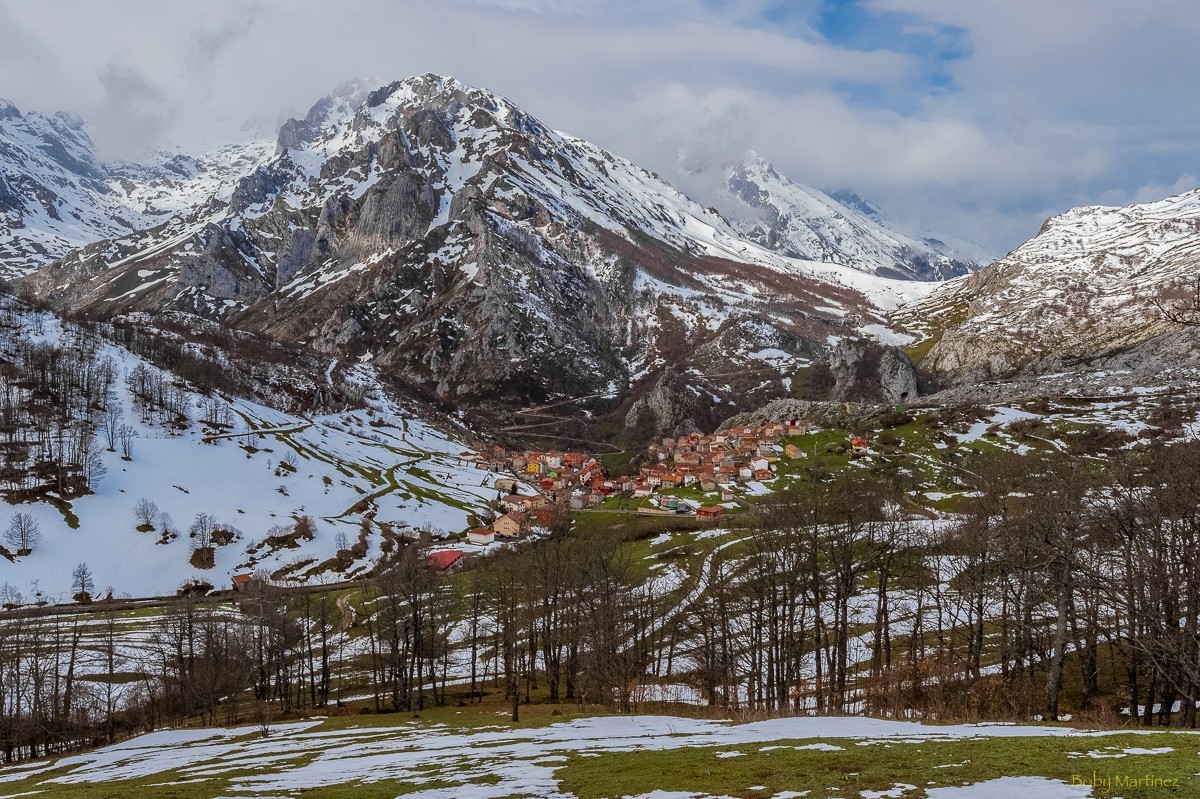 Sotres, Asturias' highest village nestled in the Picos de Europa Mountains