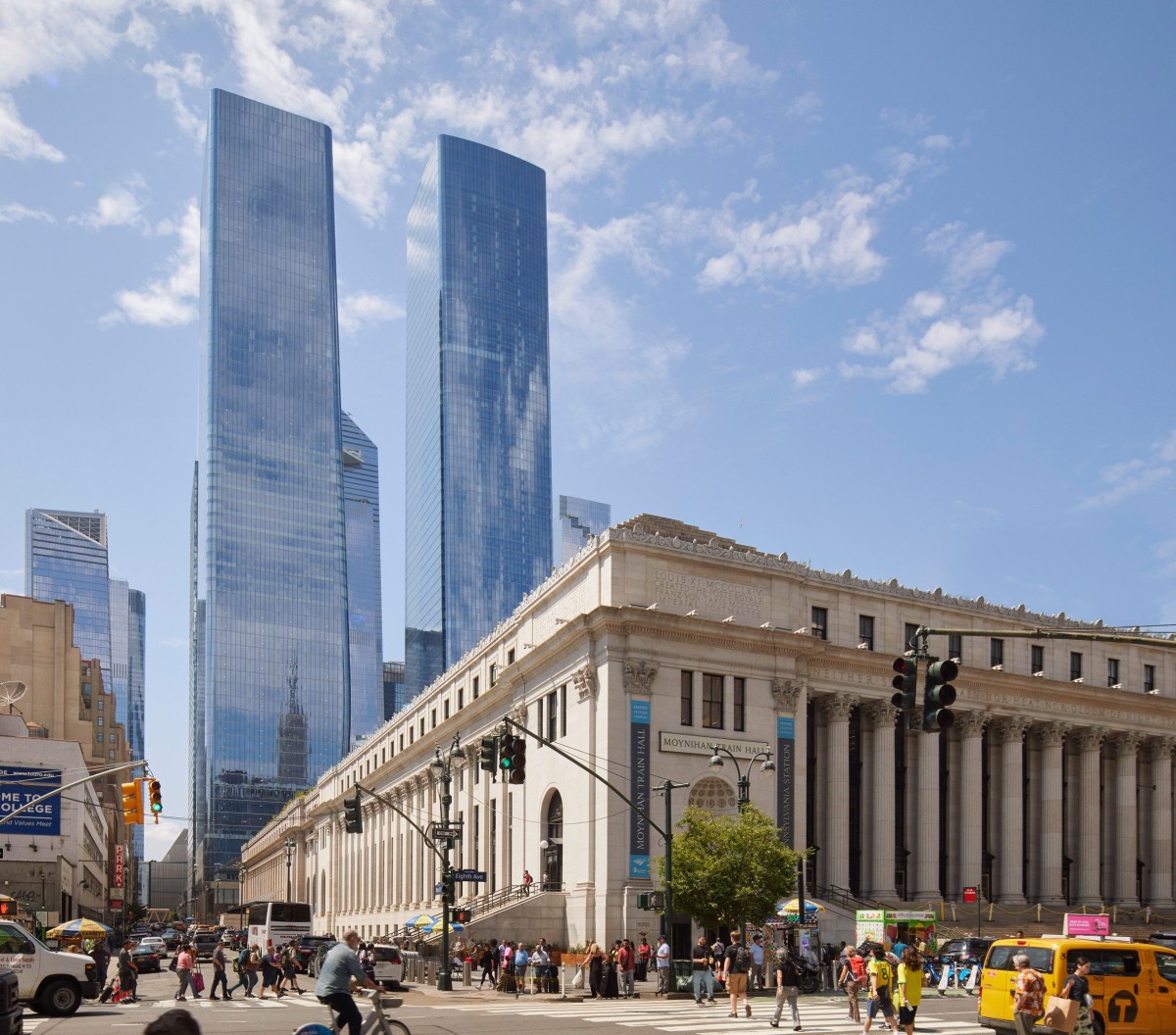 Las dos torres que componen Manhattan West presiden el complejo homónimo que se alza sobre el Midtown neoyorkino.