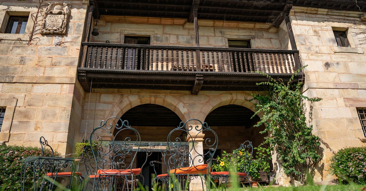 Fachada de la casona