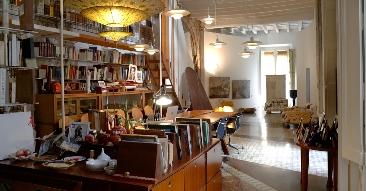 Una de las habitaciones de la casa de Benedetta Tagliabue
