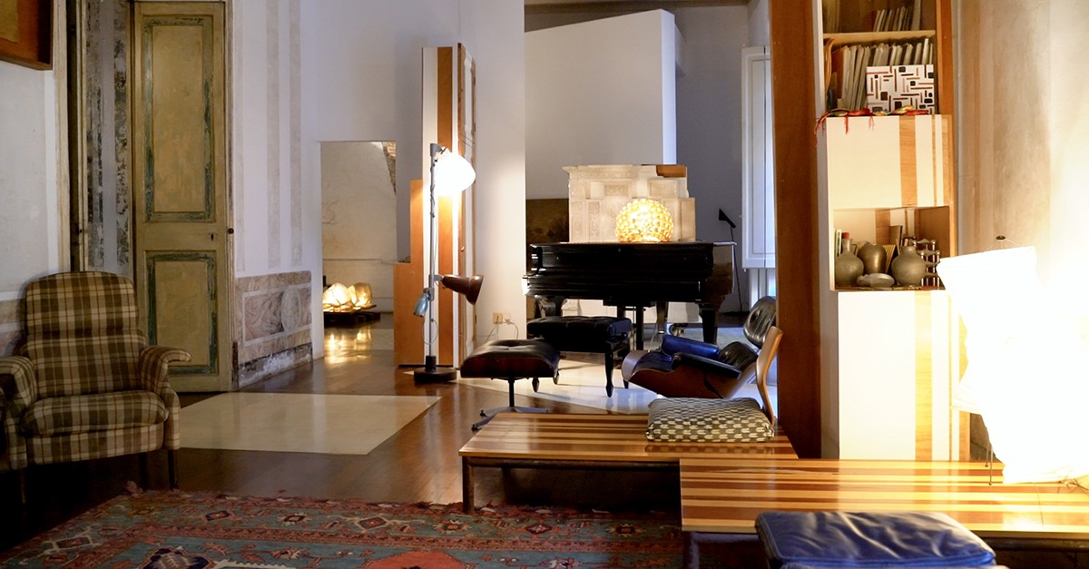 Una de las habitaciones de la casa de Benedetta Tagliabue