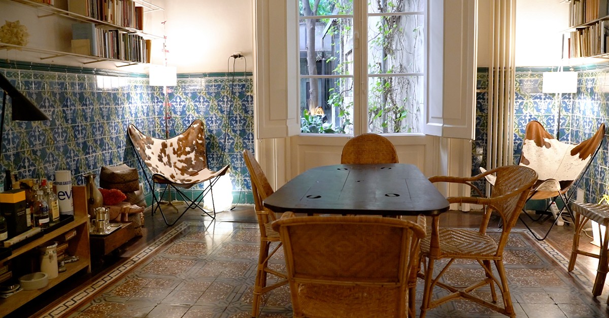 Una de las habitaciones de la casa de Benedetta Tagliabue