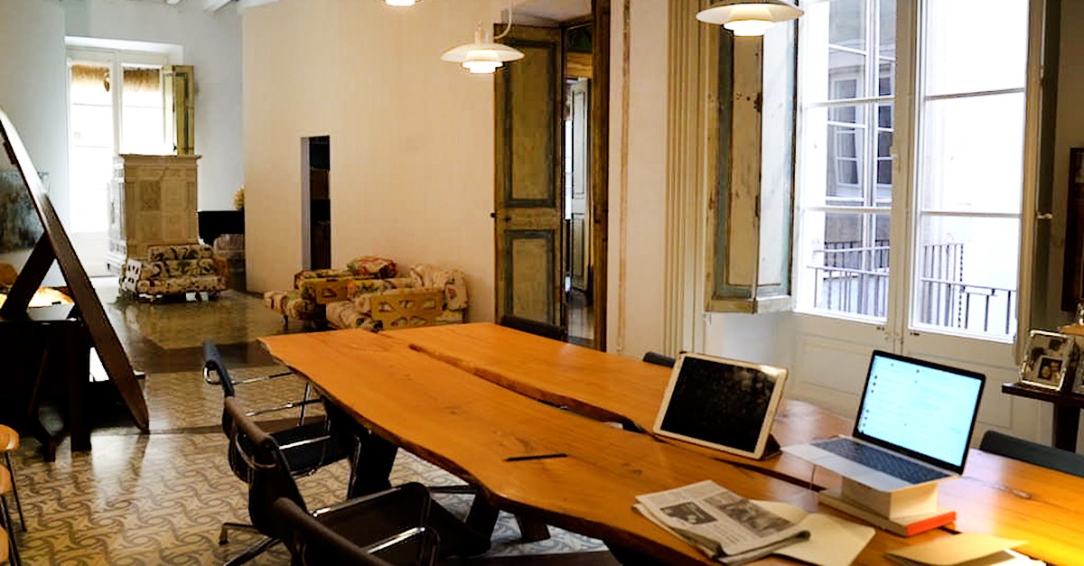 Una de las habitaciones de la casa de Benedetta Tagliabue