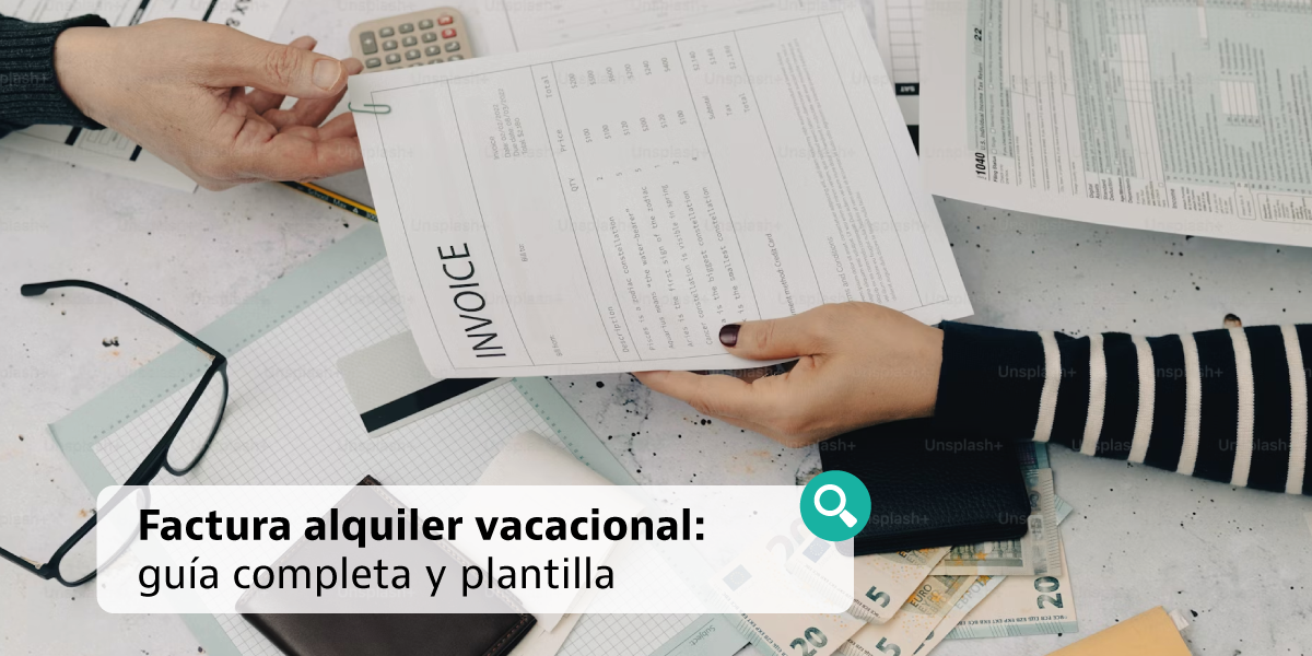 Factura alquiler vacacional