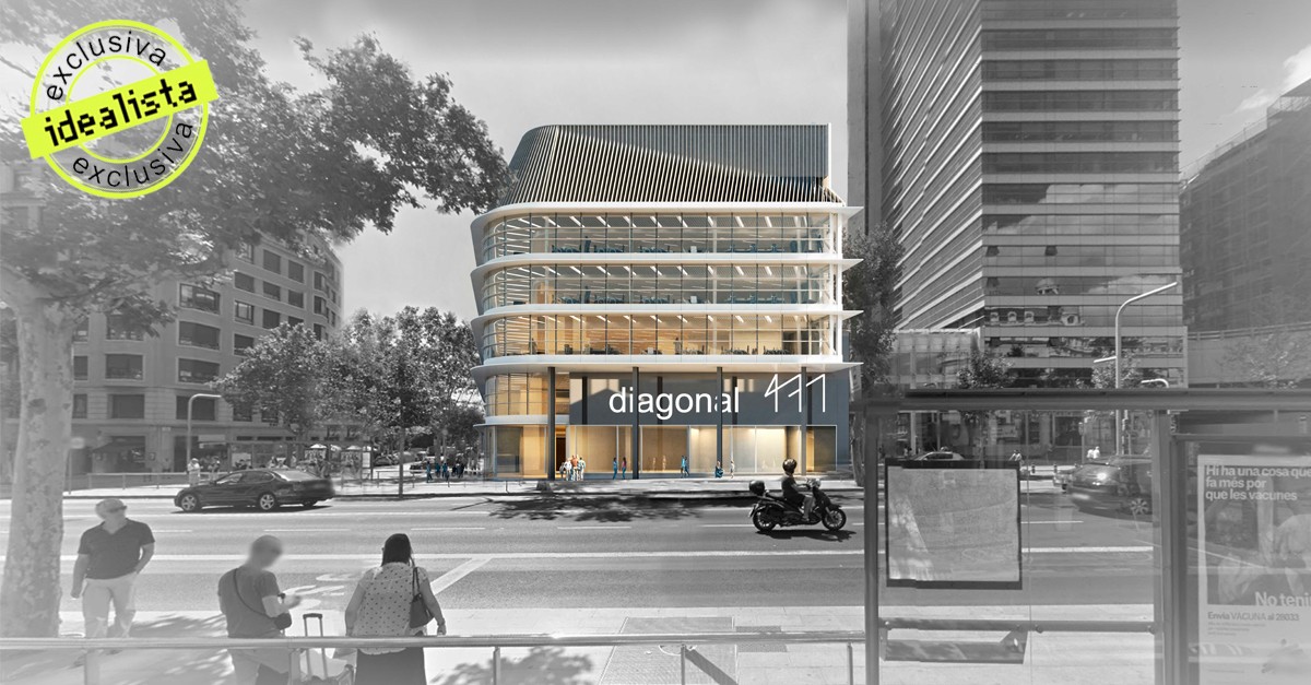 Render del edificio D471 Render del edificio D471