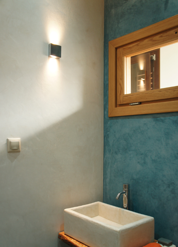 Baño revestido con Tadelakt